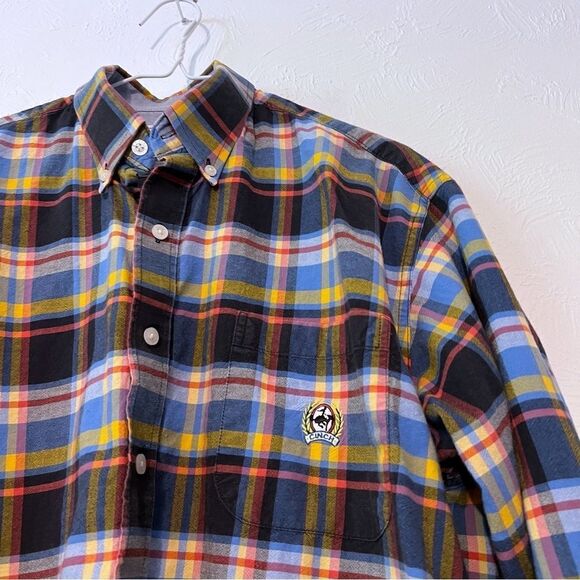 Cinch Long Sleeve Button Down Shirt Mens M  Plaid Pocket Western Cowboy Rodeo - Picture 4 of 8